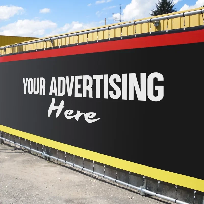Guandong Frontlit 510 gsm — 1,12 m × 30 m — visuel d’application constructeur de la gamme